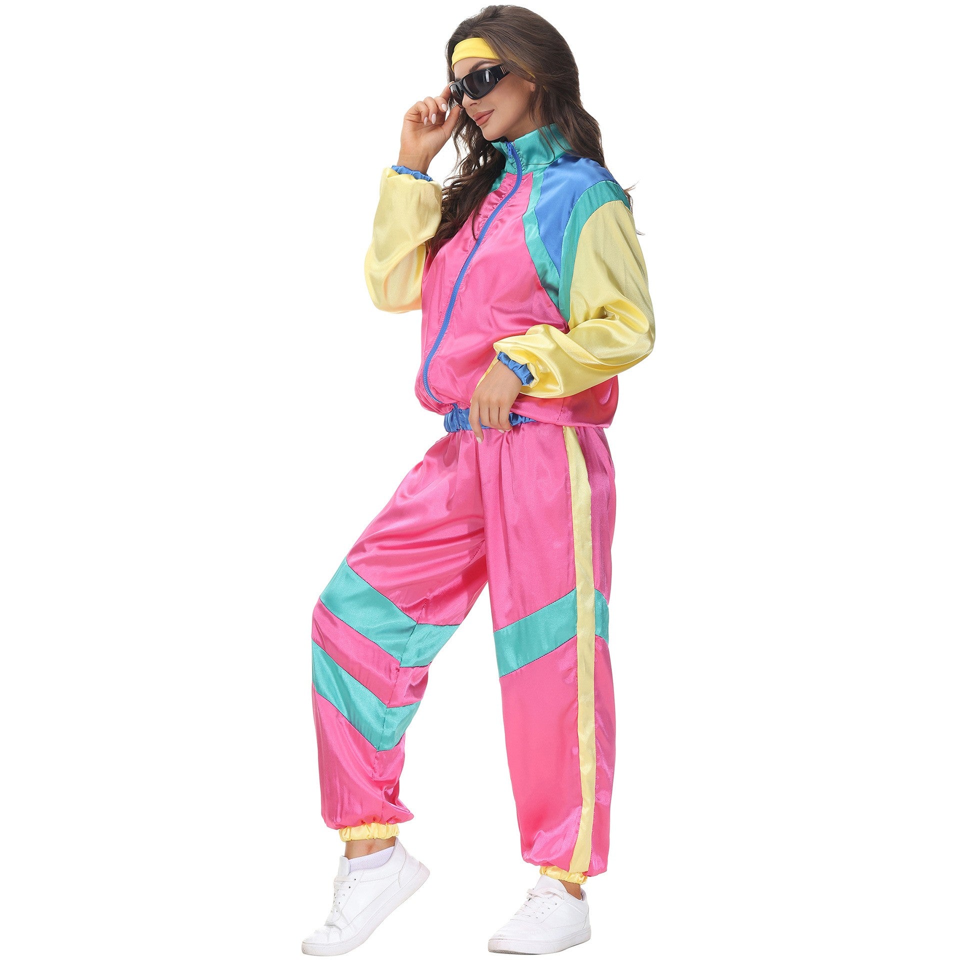 Vintage Disco Hip-hop Varsity Stage Outfit New Carnival Group Dance Wear for Carnival Cocktail Halloween Party Performance