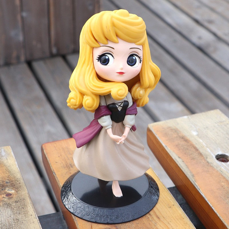 Princesa Disney Ariel Rapunzel Cinderela Sereia Anna Elsa Bela Sofia Branca de Neve Mulan A Pequena Sereia Bonecos Brinquedos Presente Infantil