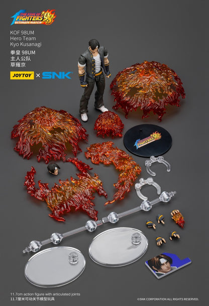 JOYTOY SNK KOF 98UM Hero Team 1/18 Bonecos de Ação Kyo Kusanagi Goro Daimon Modelo Benimaru Nikaido Jogo Anime Presentes de Brinquedo Masculino