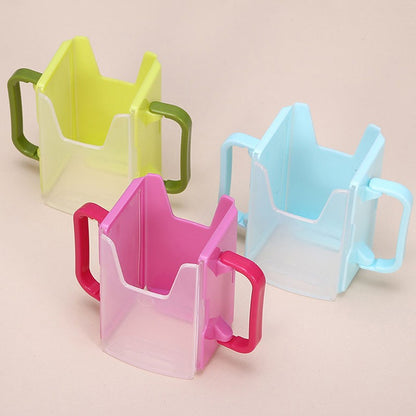 Bottle Cup Milk Holder Adjustable Safety Plastic Baby Toddler Juice Box Drinking Durable Adjustable Milk Carton Holder