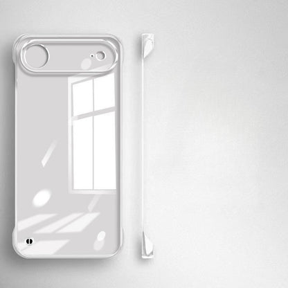Ultra Thin Frameless Case for Iphone 17promax Air Slim Hard Shockproof Bumper Transparent Cover For iPhone17 17pro air