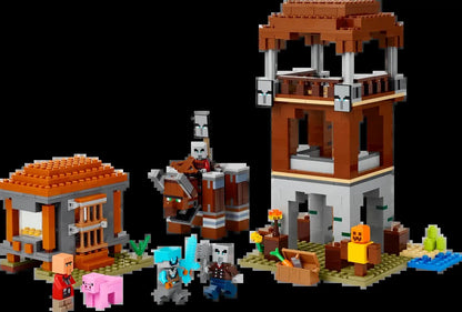 LEGO Blocos de Montar Meu Mundo Posto Avançado Predador e Blocos de Montar Clássicos Predador Brinquedos Presentes Infantis
