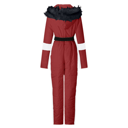 Women'S Winter Jackets Parkas 2024 Women'S Winter Outdoor Sports Jumpsuit ' With Removable Outdoor Sports Soft ??????? ???????