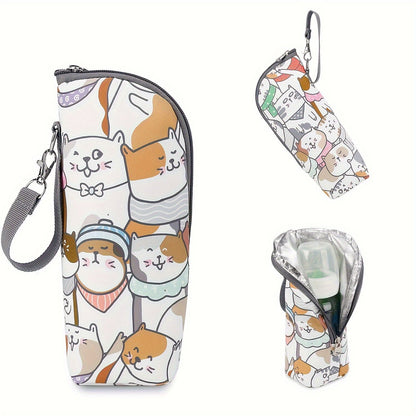 Mommy Insulated Baby Bottle Warmer Bag Portable Thermal Feeding Bottle Storage and Carrying Bag