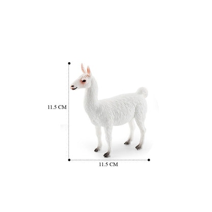 Realistic Farm World Alpaca Animal Model Figures Llama Toy Figurine Zoo Education Collection Home Decor Playset Kids Gifts