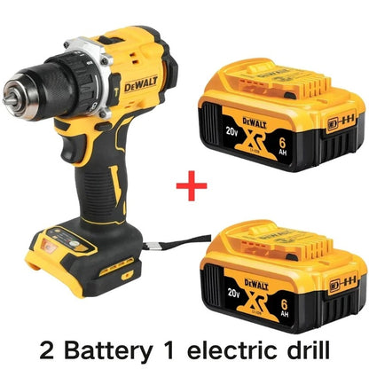 DEWALT Bateria de Lítio 20V Recarregável Parafusadeira Elétrica Compacta Sem Escova Furadeira Furadeira de Impacto DCD805