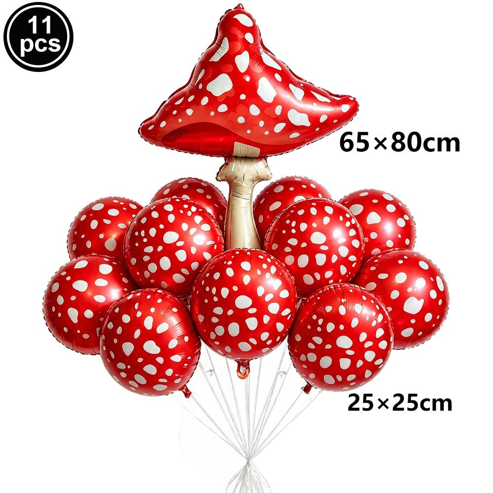 Cartoon Animal Standing Squirrel Balloon Pinecone Shaped Aluminum Film Balloon Forest Theme Baby Shower Birthday Party Decor