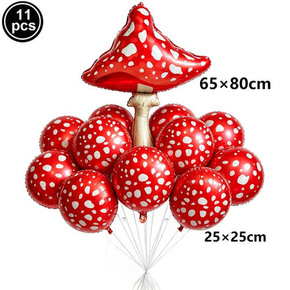 Cartoon Animal Standing Squirrel Balloon Pinecone Shaped Aluminum Film Balloon Forest Theme Baby Shower Birthday Party Decor