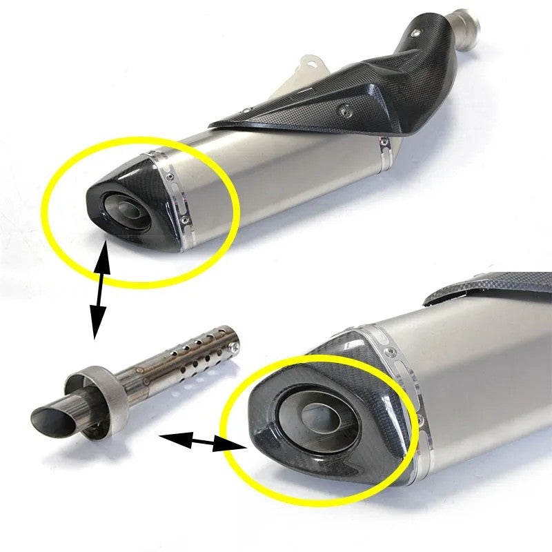 48mm Motorcycle Exhaust Removable Baffle Insert DB Killer Universal Muffler Noise Reducer for ADV750 KTM 790 Duke