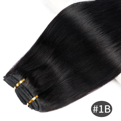 Doreen 160G 200G 240G Série Volume Cabelo Humano Liso Remy Brasileiro Com Tic Tac Extensões de Cabelo Cabeça Inteira 10 Peças 40 a 60 Centímetros