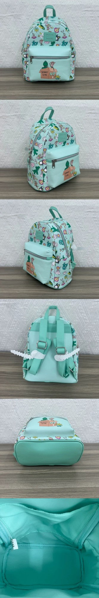 Loungefly Pixar Toy Story Mochila Mini Mochila Infantil Estampada Desenho Animado Moda Fofa Bolsa de Viagem para Meninas Presente de Aniversário Infantil