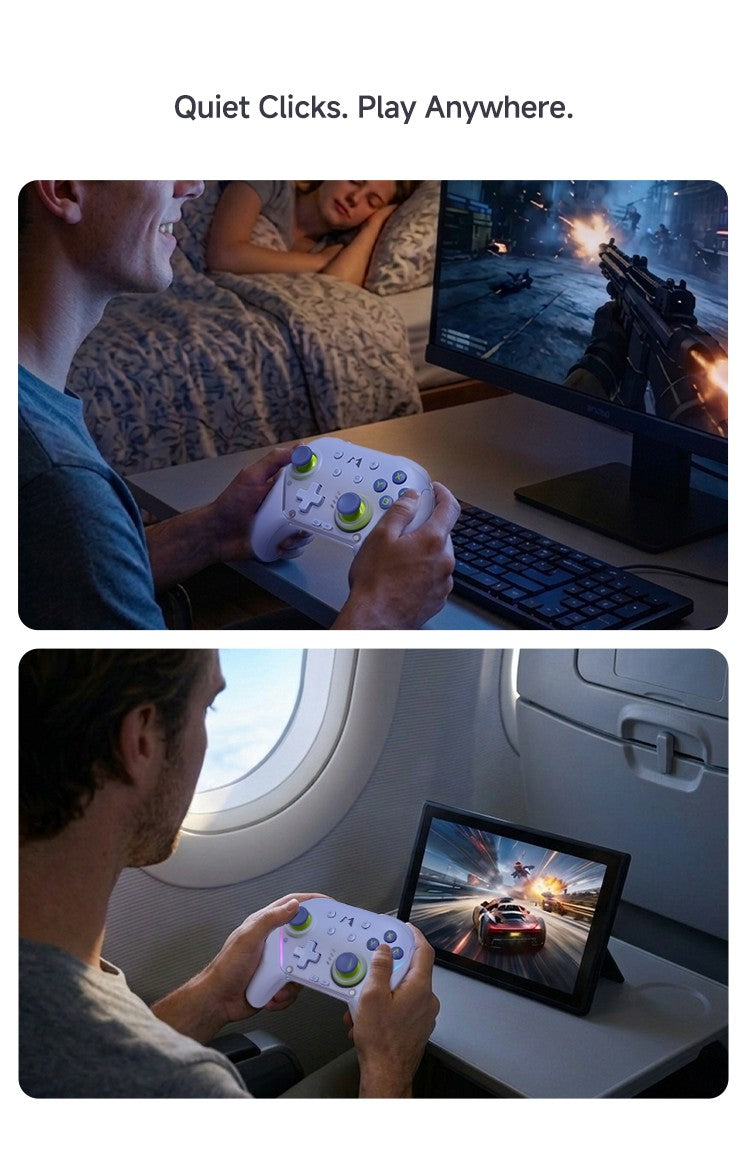 MOBAPAD Chitu 2 HD Pro Controller Silent Edition for Switch 2/1, TMR Glide Joysticks, HD Rumble, NFC,Silicone Button,6 Axis Gyro