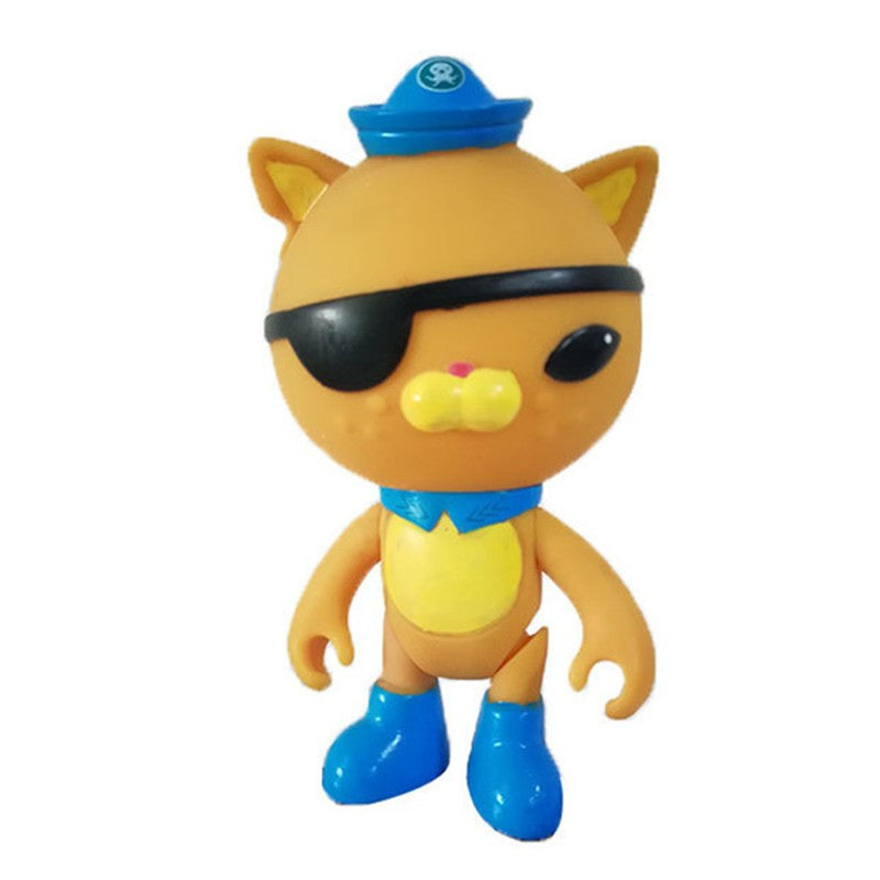 The Octonauts conjunto de brinquedos infantis Barnacles Kwazii Peso Pinguim Shellington Dashi Inkling boneco de ação de anime brinquedo infantil