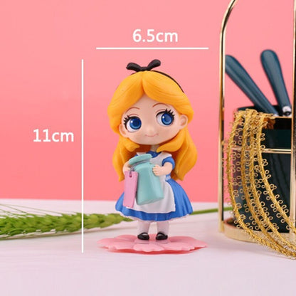 Disney Princesas Ariel Rapunzel Cinderela Sereia Anna Elsa Bela Sofia Branca de Neve Mulan A Pequena Sereia Bonecos Brinquedos Presente Infantil