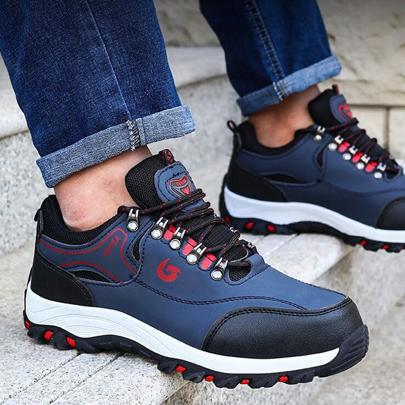 Steel Toe Shoes Men Work Safety Boots Sneakers Male Constrcution Puncture-Proof Work Safety Shoes  Man Security Boots Work Shoes