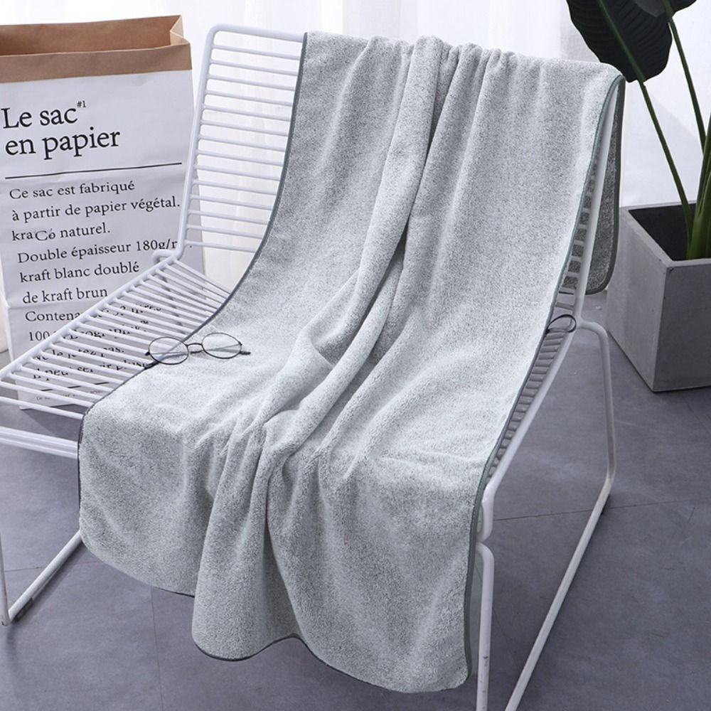 Multipurpose Absorbent Bath Towel Thickened Soft Sports Shower Towel Skin-friendly Japanese Style Beach Towel Gym