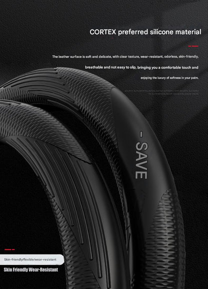 Capa de volante de carro de silicone de verão antiderrapante absorvente de suor capa protetora de volante de alta qualidade para as quatro estações