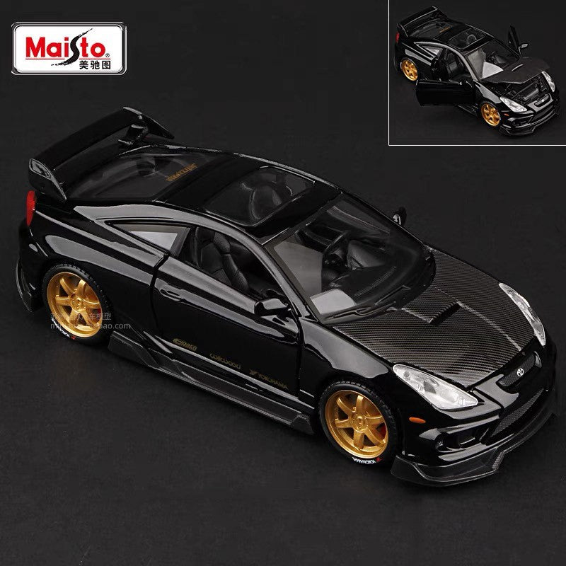Maisto 1:24 Toyota Celica GT-S Liga Miniatura Carro Modelo Diecast Metal Escala Carro Modelo Coleção Crianças Brinquedo Veículos Presente