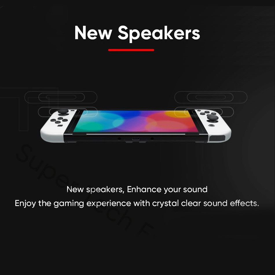 Original Nintendo Switch OLED Model White set Vivid 7” OLED screen 64 GB internal storage Wide adjustable stand