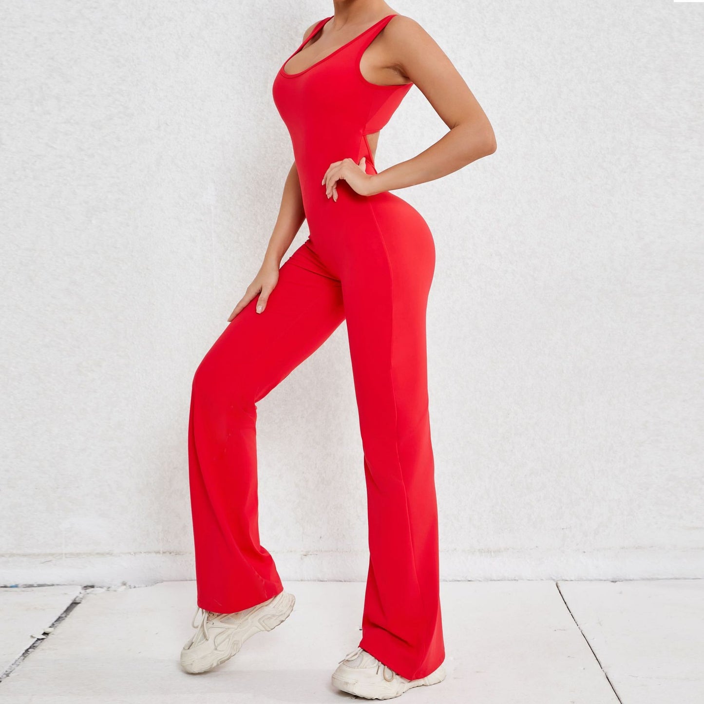 Sexy Back V Yoga Jumpsuit Women Women Sports Jumpsuit Fitness Rompers Training Yoga Suit Sportswear Stretch Workout Bodysuits