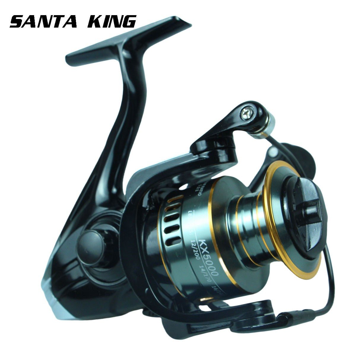 Molinete Profissional Ultraleve 1000~7000 Relação de Recolhimento 5.2:1 Carretel de Metal CNC Molinete de Pesca para Água Doce e Salgada