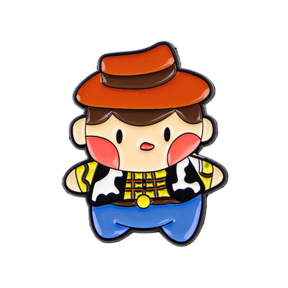 1-6 unidades/conjunto Figuras de Brinquedo de Animação Mista Broches Esmaltados Alfinetes de Lapela de Desenhos Animados Emblema em Mochilas Acessórios de Roupa Presentes