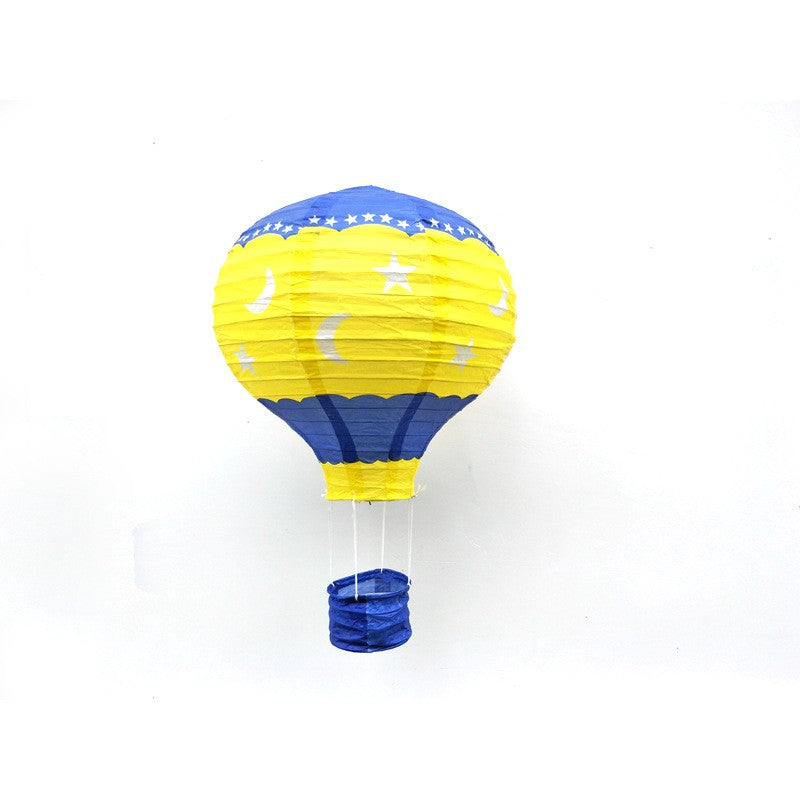 1pc Ceremony Holiday Party Folding Paper Lantern Hot Air Balloon Shape 30/40cm Pink Blue For Kids Baptism Birthday Wedding Decor