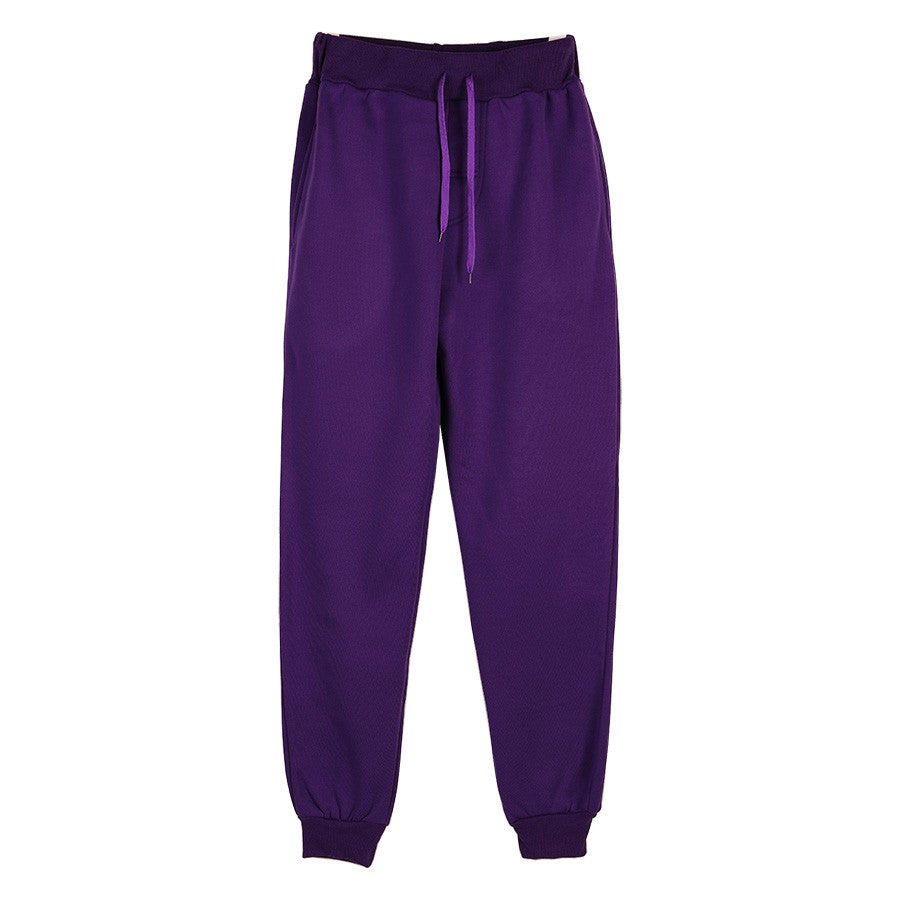 Calças de Moletom Masculinas/Femininas Casuais de Lã Calças Esportivas Unissex Moda Lisa Solta Calças Streetwear Outono Inverno Corrida Fitness P