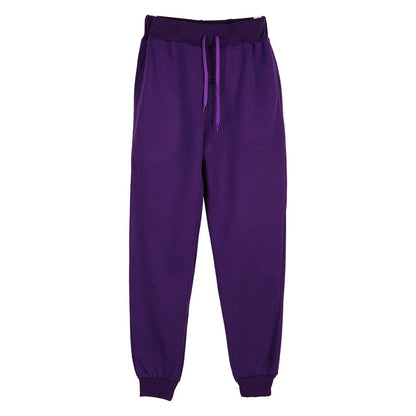 Calças de Moletom Masculinas/Femininas Casuais de Lã Calças Esportivas Unissex Moda Lisa Solta Calças Streetwear Outono Inverno Corrida Fitness P
