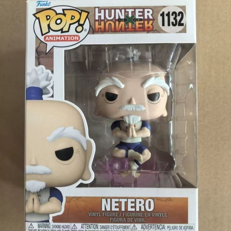 Hunter X Hunter Funko Pop Action Doll Model Anime Killua Zoldyck Kite Bisky Netero Sculpture Dolls Limited Edition Model Toys