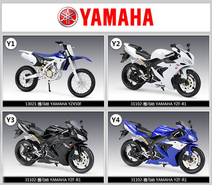 Maisto 1:12 Yamaha YZ450F Veículos Fundidos Colecionáveis Hobbies Motocicleta Modelo Brinquedos