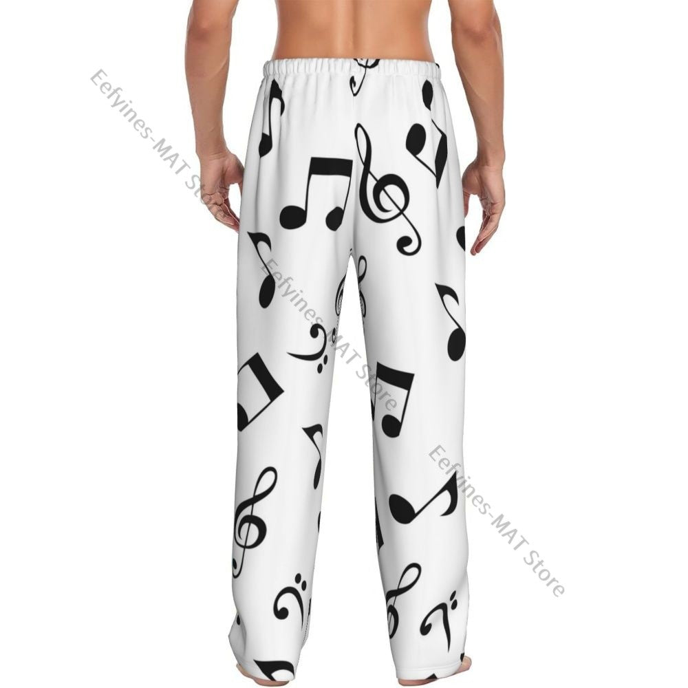 Cute Hedgehog Mens Pajamas Pyjamas Pants Lounge Pants Sleep Bottoms