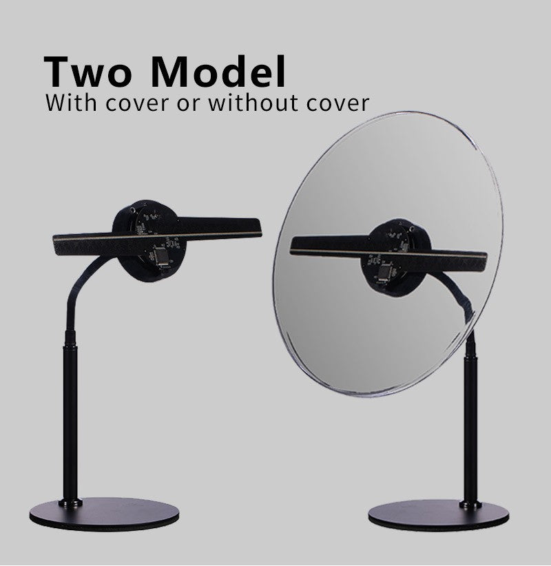 30CM WIFI 256Pcs Led 3D Hologram Logo Projector Advertising Holographic Fan For Event Rent And Shopping Mall Store