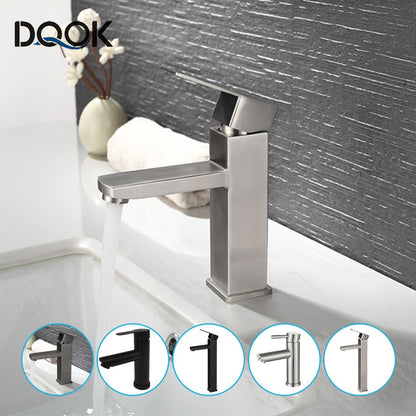 Bathroom Faucets Hot and Cold Mixer Faucets Vanity Bathroom Kitchen Deck Mounted Bathroom Sink Faucets?hose not include?