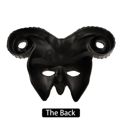 High Quality 3D Halloween Mask Horrible Durable Ox Horn Mask Realistic Cosplay Masquerade Decoration