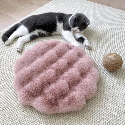 Nova Almofada Redonda para Gatos, Lavável, Base Antiderrapante, Almofada para Animais de Estimação com Função de Isolamento, Cama para Cães, Almofadas para Dormir