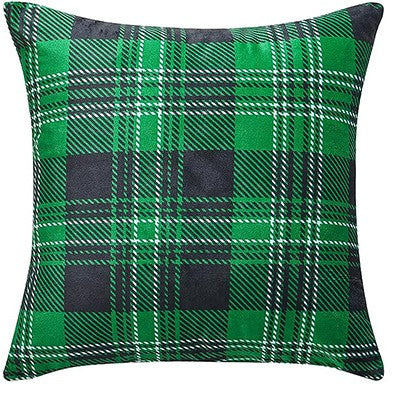 Christmas Pillow Cover, Scottish Plaid Cushion Cover, Sofa Living Room Christmas Home Decoration  45x45 pillow case