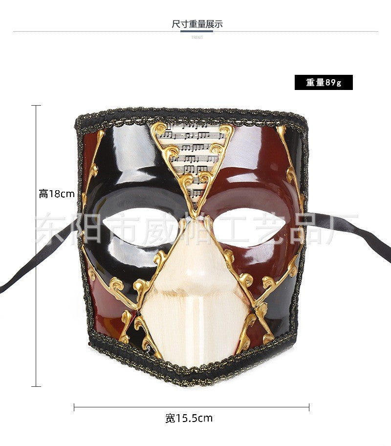 Venezia mask masquerade party adult full face Halloween mask creative new party European and American manufacturers