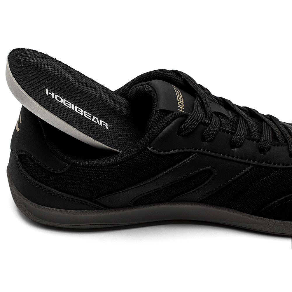 Tênis Unissex HOBIBEAR Barefoot Feminino Masculino Bico Largo Minimalista Zero Drop Antiderrapante Cadarço Casual