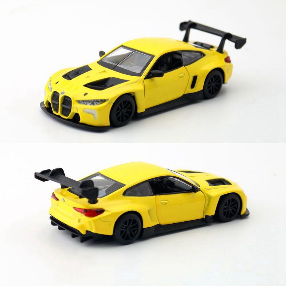 1:44 BMW M4 GT3 BMW M6 Supercar Carro de Liga Leve Veículos de Brinquedo Carro Modelo Miniatura Carro Modelo em Escala Para Crianças