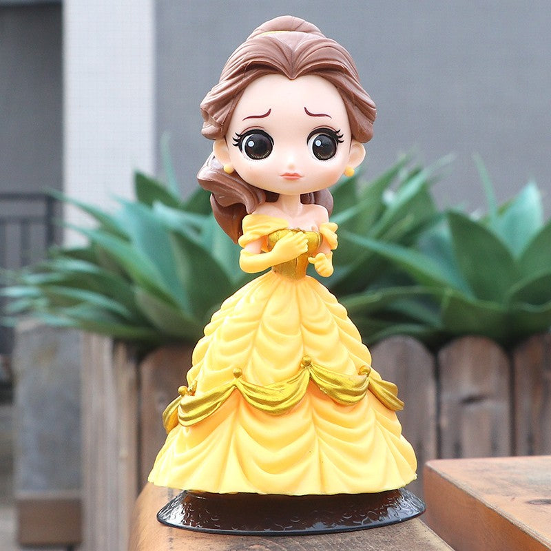 Princesa Disney Ariel Rapunzel Cinderela Sereia Anna Elsa Bela Sofia Branca de Neve Mulan A Pequena Sereia Bonecos Brinquedos Presente Infantil