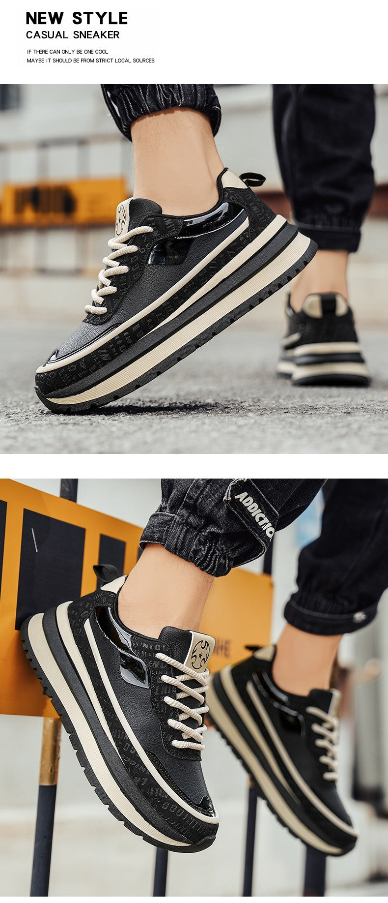 PARZIVAL Men Sneakers Casual Shoes Fashion Outdoor Sports Shoes Runner Tenis Trainer Leather Running Shoes Breathable Men Shoes