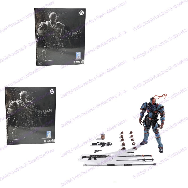 Em estoque Lpzz Dc002 Deathstroke Arkham Knight Batman Boneco de Ação Brinquedo Colecionável de Presente