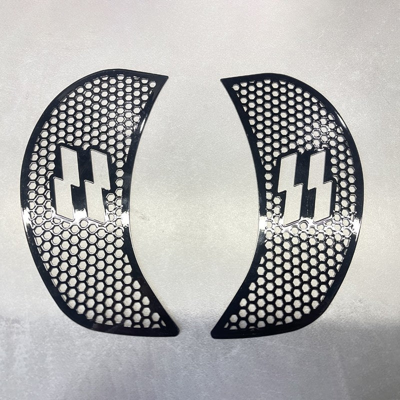 Road Faith Motorcycle Fairing Mesh Grill Side Vent Screen Front Side Grill for 2015-up Harley Touring Road Glide CVO Road Glide