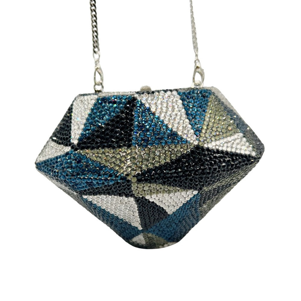 XIYUAN Silver Diamond Evening Bag Luxury Crystal Women Party Wedding Clutches Rhinestone Handbags Ladies Elegant Bridal Purses