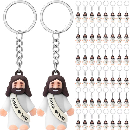 20-200PCS Little Jesus Figures Mini Jesus Figurines in Bulk Hide and Seek Religious Party Favor Sunday School Easter Egg Stuffer