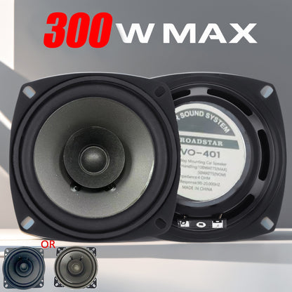 Automotivo Áudio para Carro Tunado Alto-falante de Grave Médio e Pesado Ultrafino Buzina de Alto-falante Modificado 6 Polegadas 600W 2 Vias Faixa de Frequência Completa