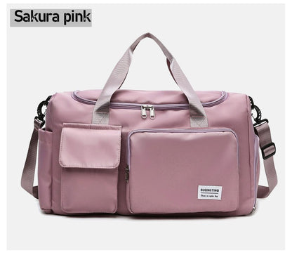 Womne's Travel Bags Handbags Gym Shoulder Bags Oxford Fitness Camping Trekking Bags Hiking Waterproof Outdoor Crossbody Bag