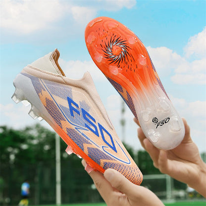 Men Society Soccer Shoes Cleats FG/TF Professional Original Women Football Boots Grass Indoor Training Unisex Non Slip Sneaker