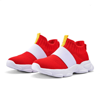Sonic Shoes For Boy Kids Zapatos de Sonic Sonic Zapatillas Sonic Red Tenis Sonic Shoes For Boys Cartoon Anime Sonic  Shoes